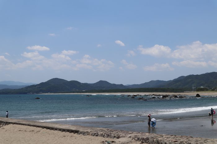 高知県西部　海水浴場　黒潮町　浮津海水浴場