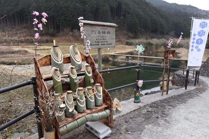 中土佐町　四万十街道ひな祭り　高樋の沈下橋