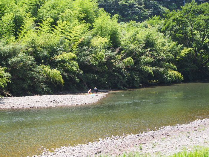 中土佐町　天満宮前キャンプ場　四万十川