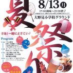 おおのみほのぼの夏祭り　中土佐町　大野見