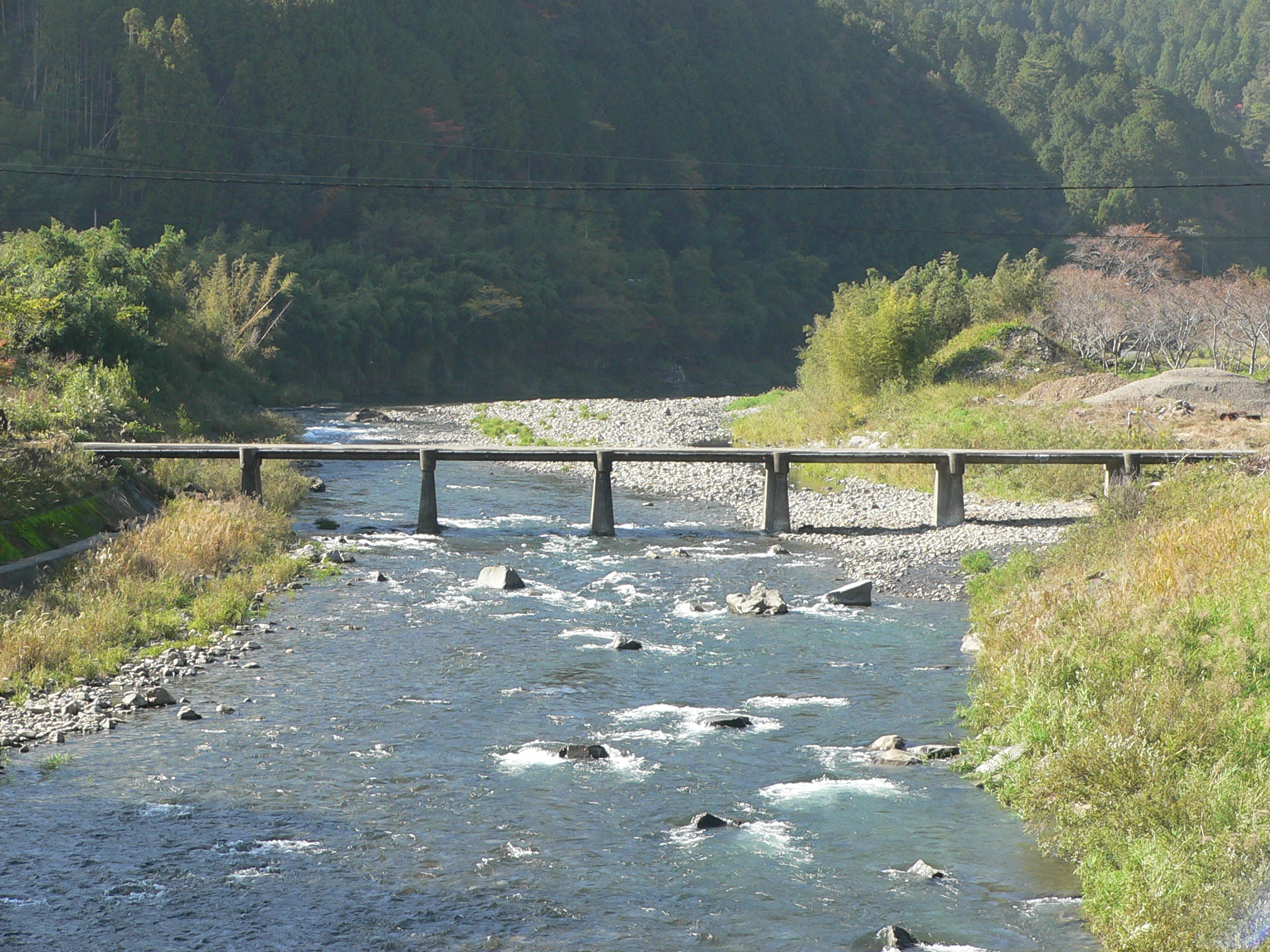 久万秋沈下橋